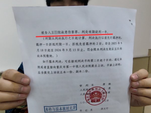 聚宝盆 重庆男子被遛狗不牵绳邻居打伤案一审宣判：打人者获刑一年！